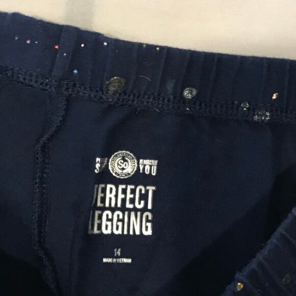 Perfect Leggings 3/4 Girl's Blue - Picture 4 of 4